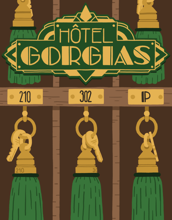 Hôtel Gorgias, la série audio